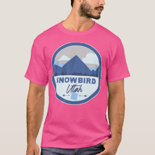 Camiseta Snowbird Utah Ut Montanhas Crachá Caminhando de So