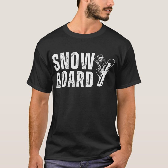 Camiseta Snowboard (Frente)