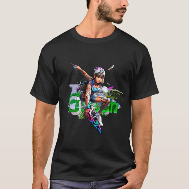 Camiseta Snowboard (Frente)