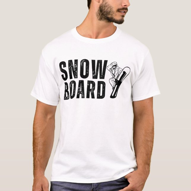 Camiseta Snowboard (Frente)
