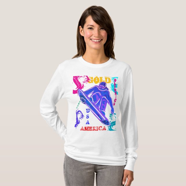 CAMISETA SNOWBOARD (Frente Completa)