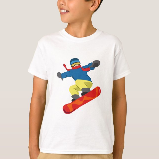 Camiseta Snowboard (Frente)