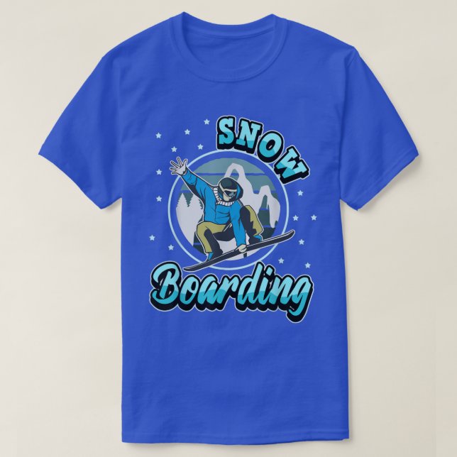 Camiseta Snowboard (Frente do Design)