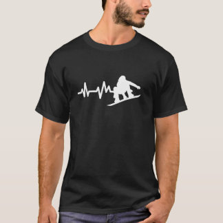 Camiseta Snowboard Batida do Coração Snowboarder