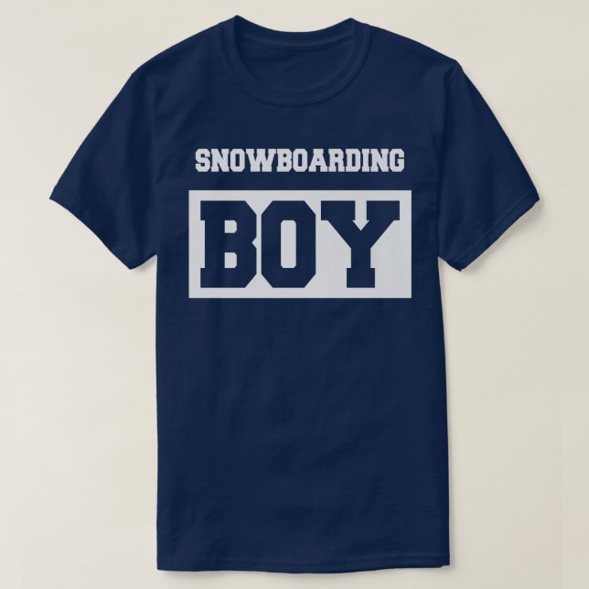 Camiseta Snowboard Boy Snowboard Snowboarder (Frente do Design)