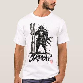 Camiseta Snowboard Brush Art - Standing Samurai Ski