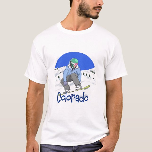 Camiseta Snowboard Colorado (Frente)