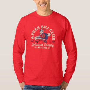 Camiseta Snowboard de Esquema de Grupo Personalizado de Ami