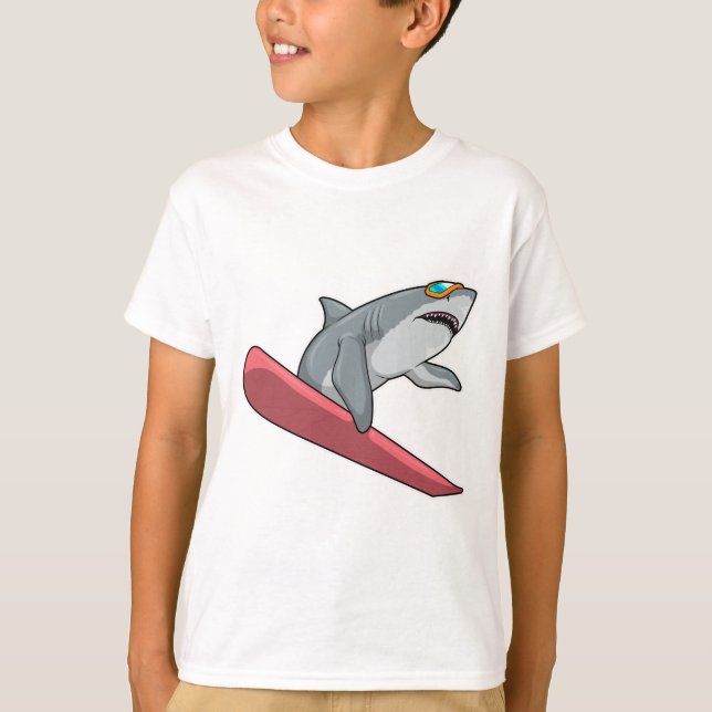 Camiseta Snowboard de Shark (Frente)