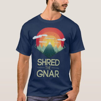 Camiseta Snowboard Destruiu A Montanha Gnar Ski Winter