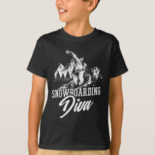 Camiseta Snowboard Diva Freestyle Winter