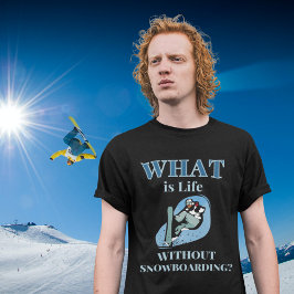 Camiseta Snowboard dizendo ideias dotadas para Snowboarders