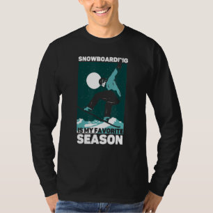 Camiseta Snowboard É O Meu Snowboard Favorito