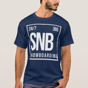 Camiseta Snowboard Engraçado O Dia Inteiro
