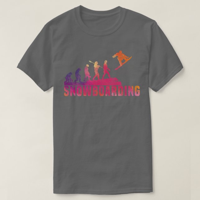 Camiseta Snowboard Evolution Snowboard Snowboboa Estilo Liv (Frente do Design)