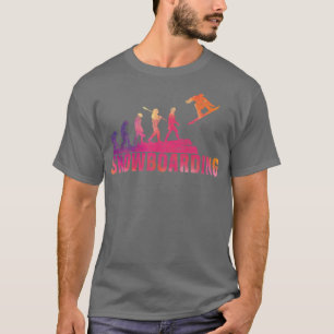 Camiseta Snowboard Evolution Snowboard Snowboboa Estilo Liv