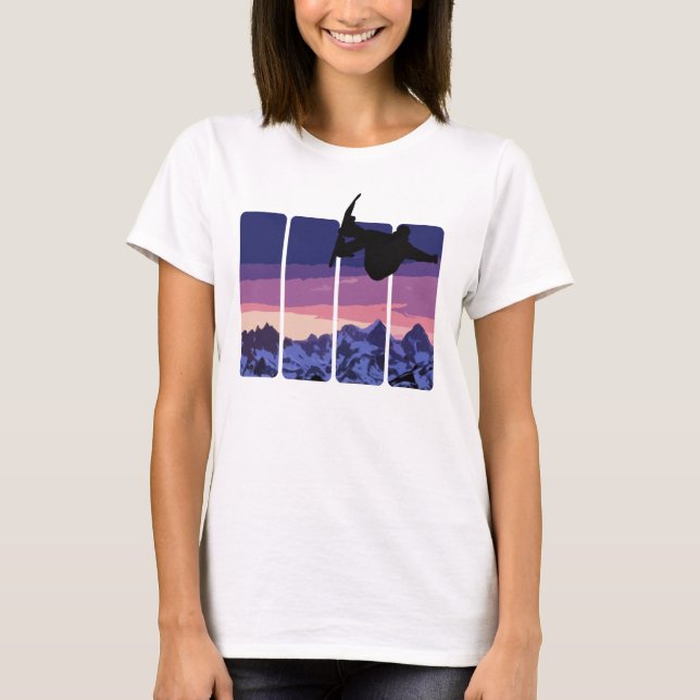 Camiseta Snowboard Extreme (Frente)