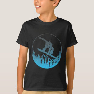 Camiseta Snowboard Gift Vintage Pine Snowboard