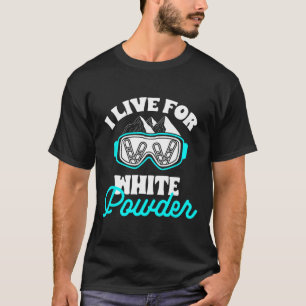 Camiseta Snowboard I Live For White Powr Snowboard Gog