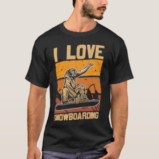 Camiseta Snowboard I Love Snowboard