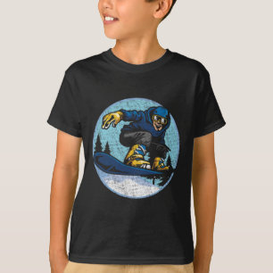 Camiseta Snowboard Jump Snow Mountain Winter Sports Snowbod
