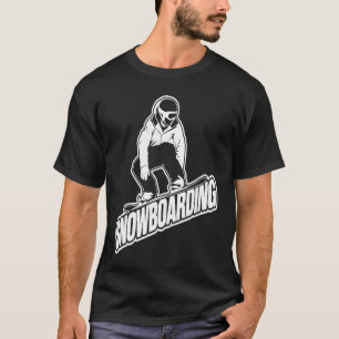 Camiseta Snowboard Large Shredder Letding Excelente Snowb