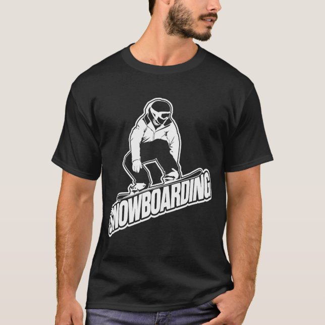 Camiseta Snowboard Large Shredder Letding Excelente Snowb (Frente)