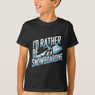 Camiseta Snowboard Lover Humor Design Funny Snowboarder