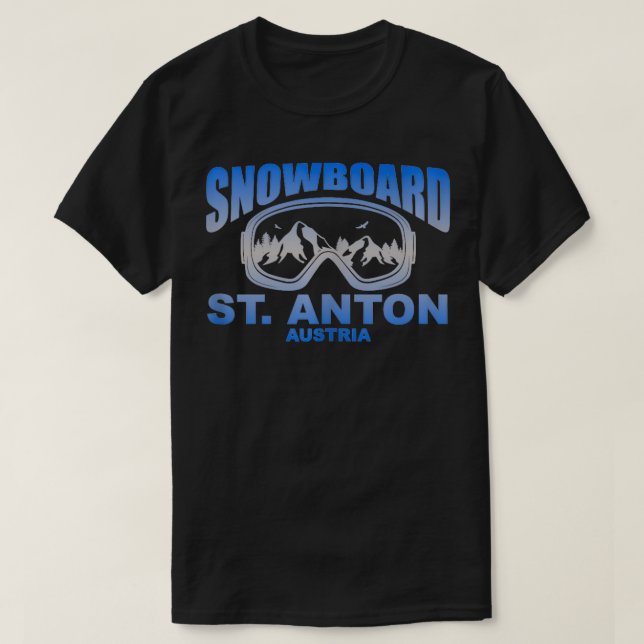 Camiseta Snowboard Mask Rua Anton Áustria (Frente do Design)