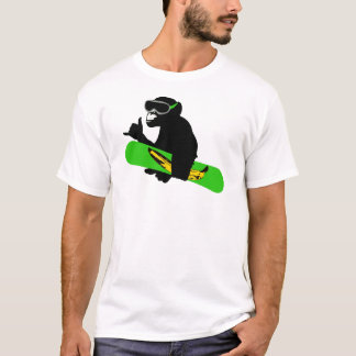 Camiseta snowboard monkey