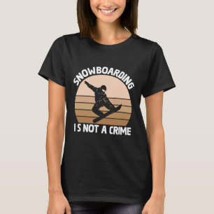 Camiseta Snowboard Não É Um Criminoso Ativista W