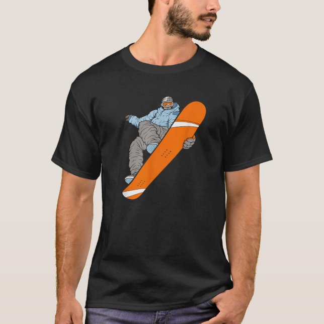 Camiseta Snowboard Snowboard Gift Snowboard Unisex T s (Frente)