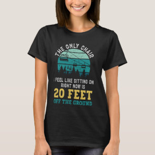 Camiseta Snowboard Snowboard Ski Lift Vintage Retrocede A