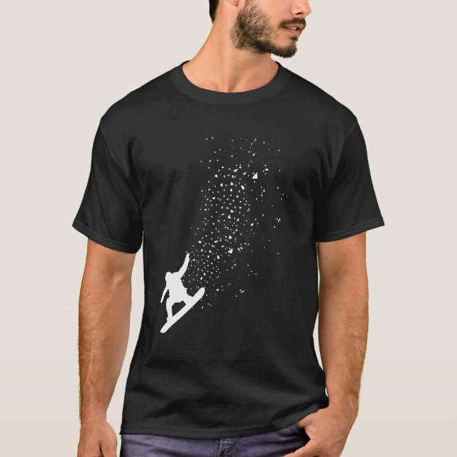 Camiseta Snowboard Snowboard Snowboard Gift (Frente)