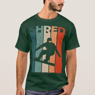 Camiseta Snowboard Snowboard Snowboard Shred Vintage