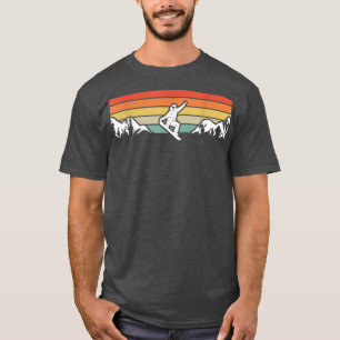 Camiseta Snowboard Snowboarder E Montanhas