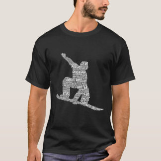 Camiseta Snowboard Snowboarder Esqui de Neve