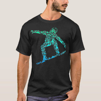 Camiseta Snowboard Snowboarder Snowboard Men Meninos