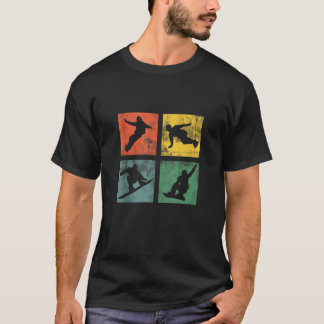 Camiseta Snowboard Snowboarder Snowboarding Vintage Winter 