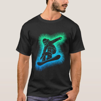Camiseta Snowboard Snowboarding Kids Boys Men 