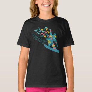 Camiseta Snowboard sobre esqui