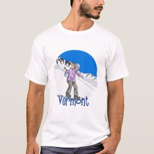 Camiseta Snowboard Vermont