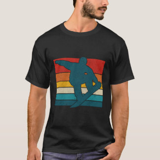Camiseta Snowboard Vintage Retro Snowboard G