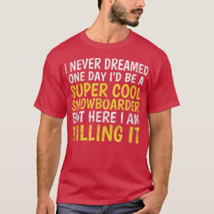 Camiseta Snowboard Winter Snowboard Snowboarder
