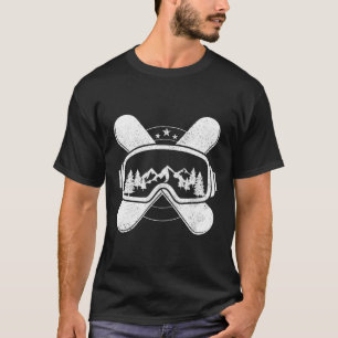 Camiseta Snowboard Winter Sports Snowboard Gift