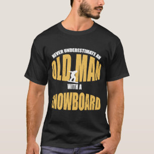Camiseta Snowboard Winter Sports Snowboarder Men Snowboa