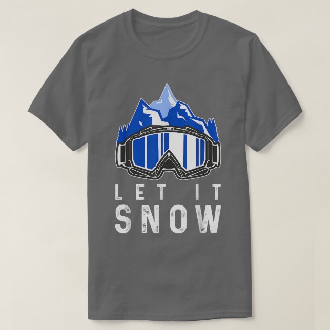 Camiseta Snowboard Winter SportsSnowboarder Snowboarder Ski (Frente do Design)