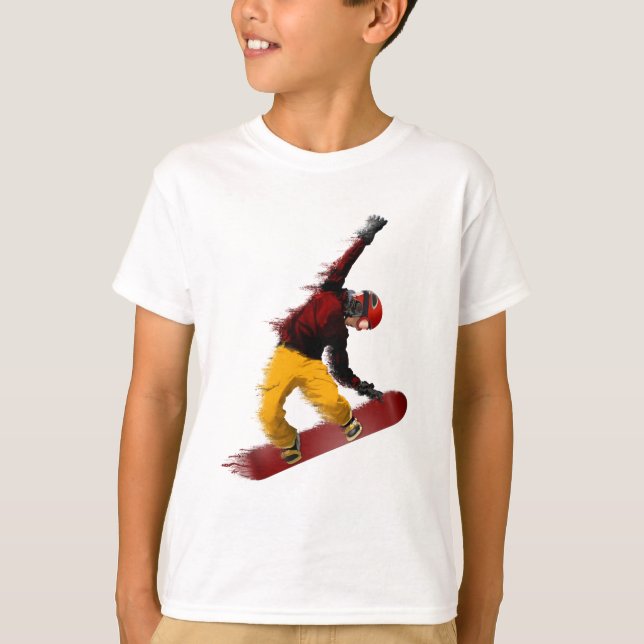 Camiseta Snowboarder (Frente)