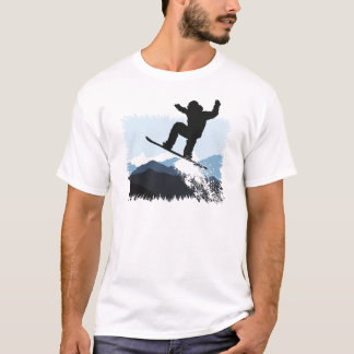 Camiseta Snowboarder Action Jump