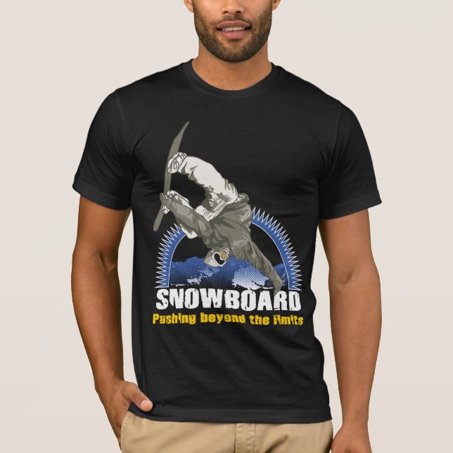 Camiseta Snowboarder and sun (Frente)